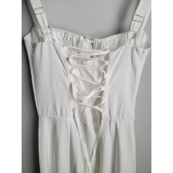 White Bustier Sundress S/M Coguette Cottage Core - Picture 5 of 9